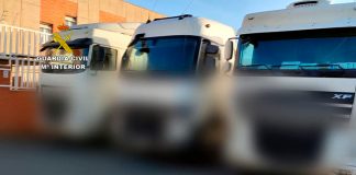 Camioneros onubenses conducían más tiempo del permitido manipulando los tacógrafos de los vehículos