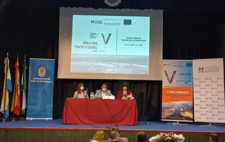 Diputación celebra en Palos el quinto Foro Urbano de la Estrategia DUSI Rías de Huelva
