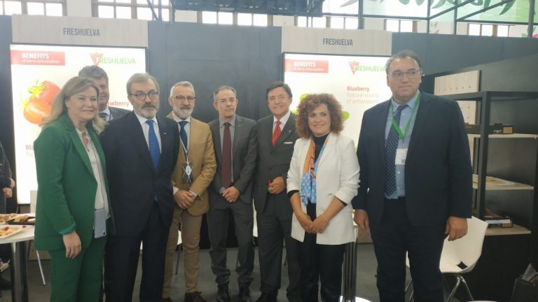Freshuelva, satisfecha con su presencia en Fruit Logistica de Berlín para promocionar los berries onubenses