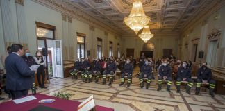 El Ayuntamiento de Huelva incorpora nueve nuevos bomberos al Servicio de Extinción del Incendios
