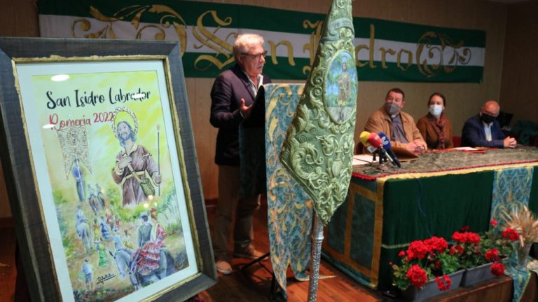 Un cartel de Rafael Mateos anuncia la Romería de Cartaya 2022
