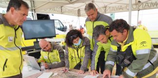 Servicios de Emergencias se preparan para la temporada alta de incendios con un simulacro en Lepe