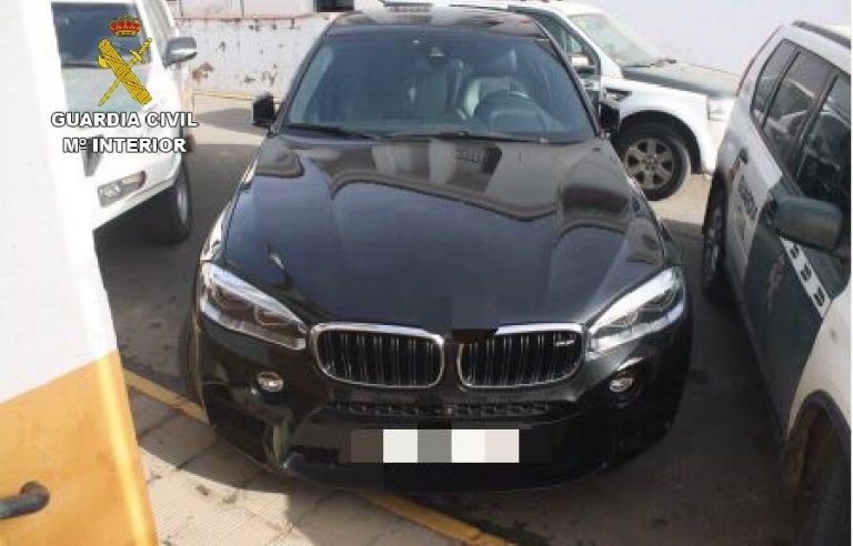 Recuperan en Cartaya un vehículo de alta gama que había sido robado en Italia