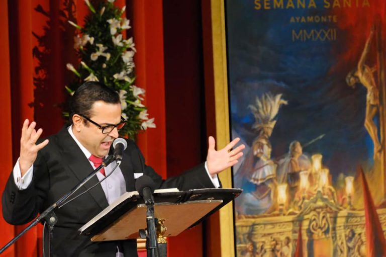 Javier Pérez Duarte pregona la Semana Santa de Ayamonte