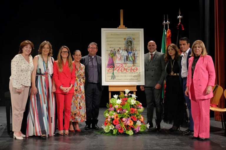 Un cartel de Javi Cástulo anuncia este año la Romería de Pentecostés para la Hermandad del Rocío de Ayamonte