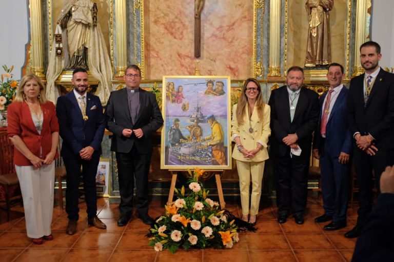 Una obra de Pedro Leiva Rocha anuncia las fiestas de san Antonio en Punta del Moral
