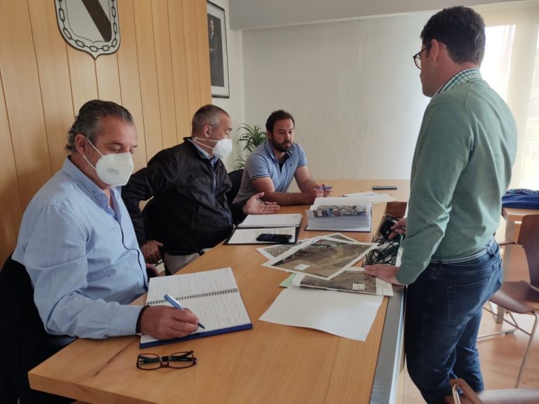 Diputación inicia las obras del itinerario paisajístico del Odiel en Gibraleón enmarcadas en la EDUSI