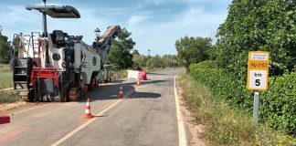 Diputación invierte 500.000 euros en la mejora de la carretera de acceso a Fuente de la Corcha