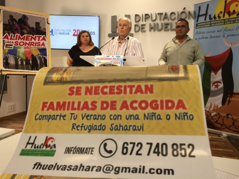 Llamamiento para reunir en la provincia de Huelva 20 familias más de acogida para menores saharauis