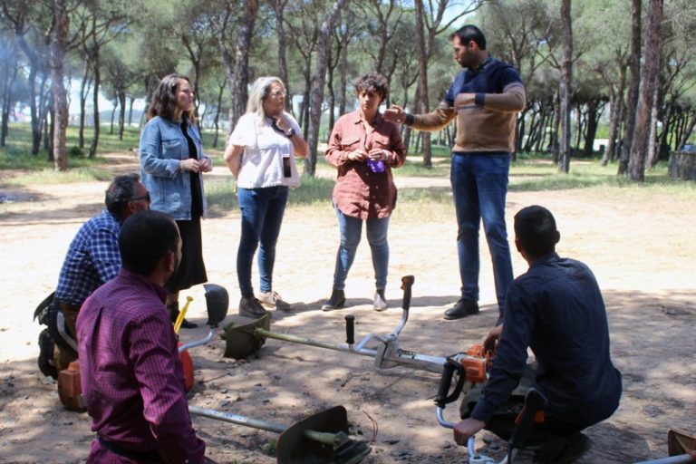 Cartaya acondiciona la Pradera de San Isidro, sus accesos y ultima los preparativos para la romería
