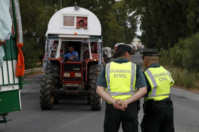 3.300 efectivos velarán por la seguridad en la romería del Rocío, con más de un millón de peregrinos
