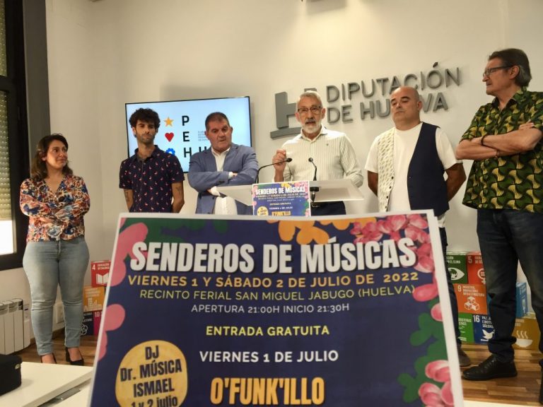 ‘Senderos de Música’ llega a Jabugo con conciertos gratuitos de O’Funk’illo y Pepe Begines, entre otros