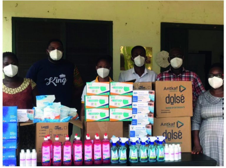 Diputación de Huelva ayuda a mejorar la protección frente a la covid en un materno infantil en Ghana
