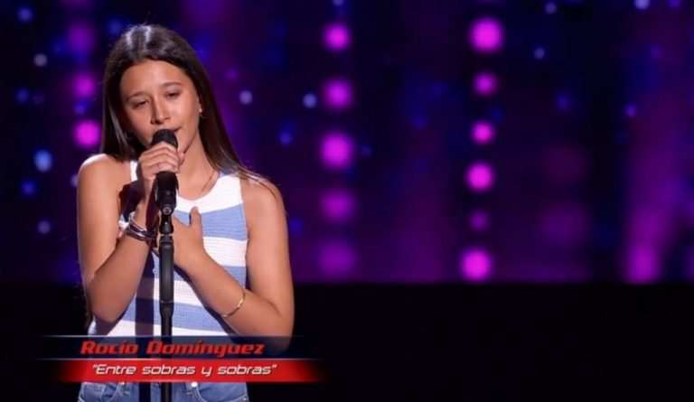 La voz de la joven lepera Rocío Domínguez deslumbra al jurado de La Voz Kids
