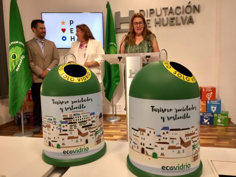 Ocho municipios de la provincia de Huelva competirán por la ‘Bandera Verde’ al reciclaje de vidrio este verano