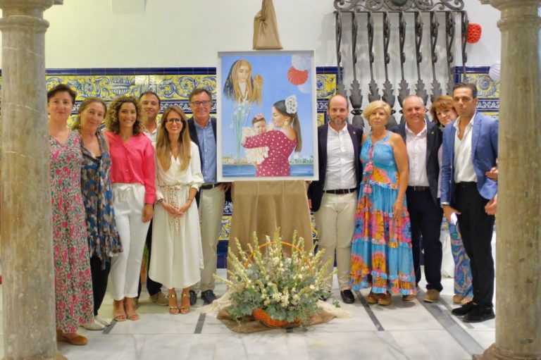 Una obra del artista local Juan Vázquez anuncia las fiestas de las Angustias de Ayamonte