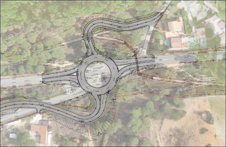 El Gobierno contrata construir una glorieta en la carretera N-435 a su paso por los Pinos de Valverde