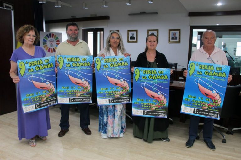 La Hermandad de San Isidro presenta la IX Feria de la Gamba de Cartaya