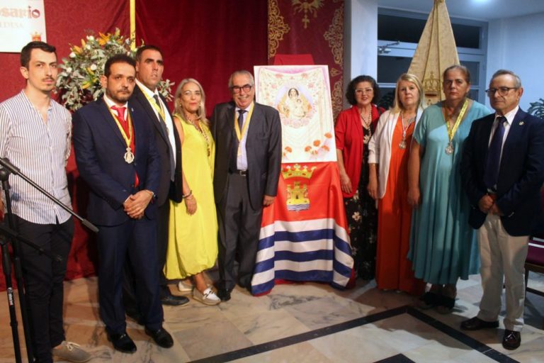 Un cartel de Daniel Jiménez anuncia los cultos en honor a la patrona de Cartaya