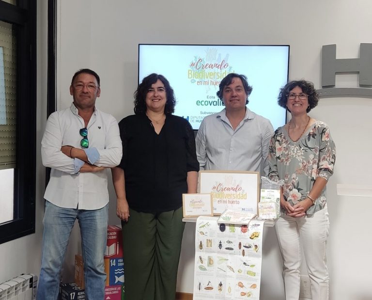 Diputación de Huelva y Ecovalia lanzan el programa escolar ‘Creando biodiversidad en mi huerto’