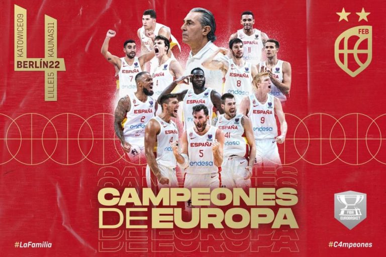 La Selección de Baloncesto flamante campeona de Europa jugará en Huelva un partido oficial el 14 de noviembre