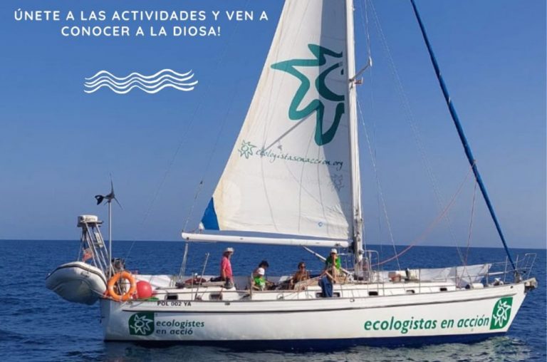 El ‘Diosa Maat’ de Ecologistas en Acción llega este lunes a Huelva