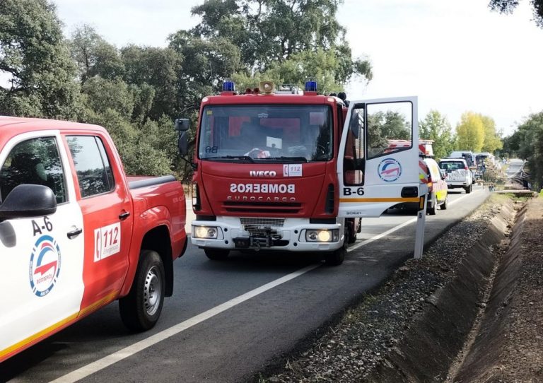 Muere un motorista al chocar con un coche en Cortegana