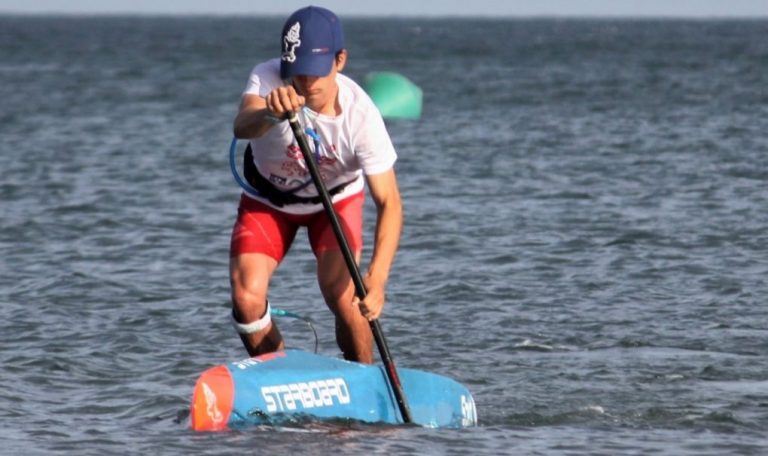 El isleño Augusto García Jr, subcampeón de España de Larga Distancia de Paddle Surf   