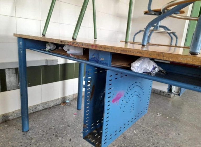 Exigen a la Junta que actúe de inmediato en la limpieza de un instituto de Secundaria de Lepe