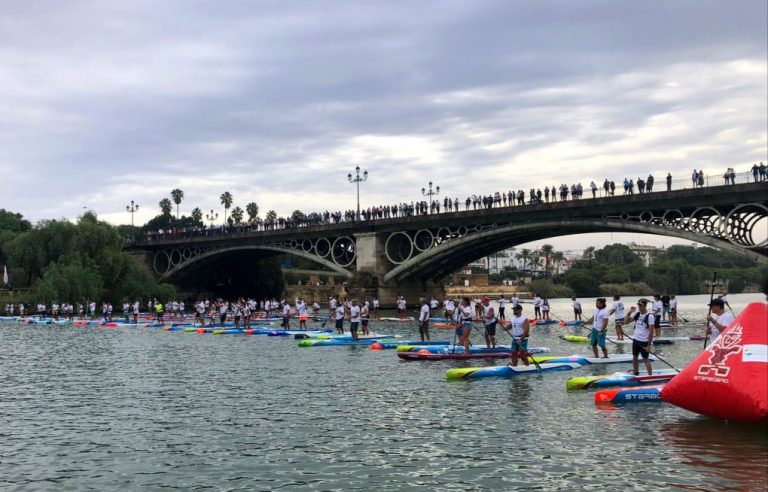 El isleño Augusto García Jr. cierra en Sevilla una brillante temporada de paddle surf