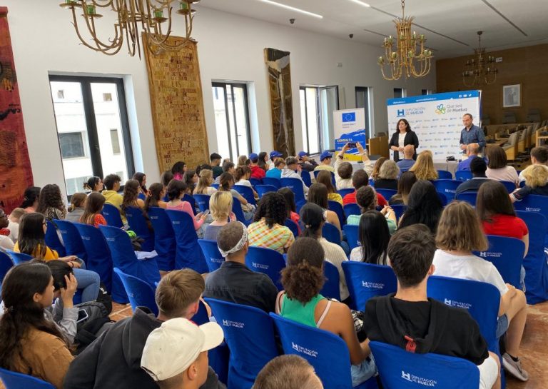 Diputación da la bienvenida a Huelva a los 81 participantes del proyecto europeo Erasmus+ sobre Patrimonio Cultural