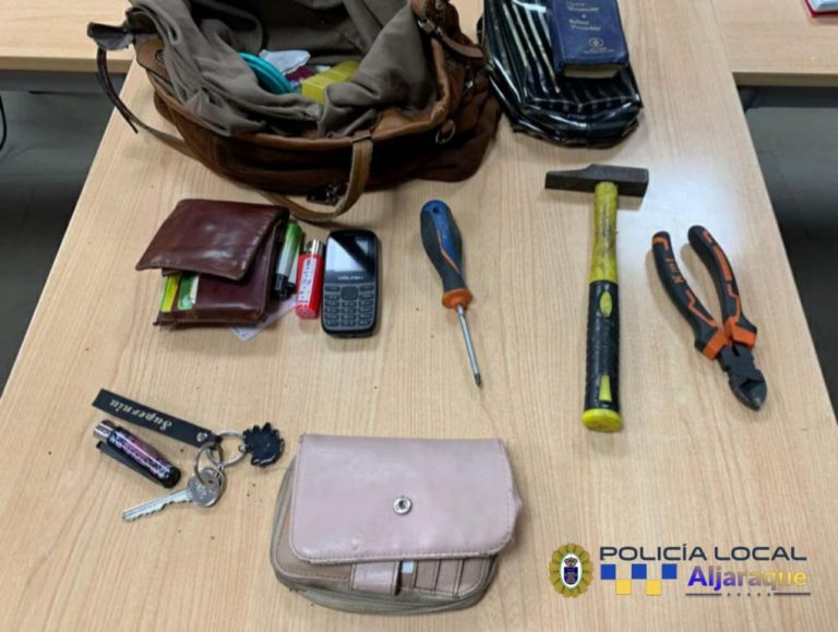Detienen en Aljaraque a una mujer y un hombre con un «amplio historial» por delitos contra el patrimonio