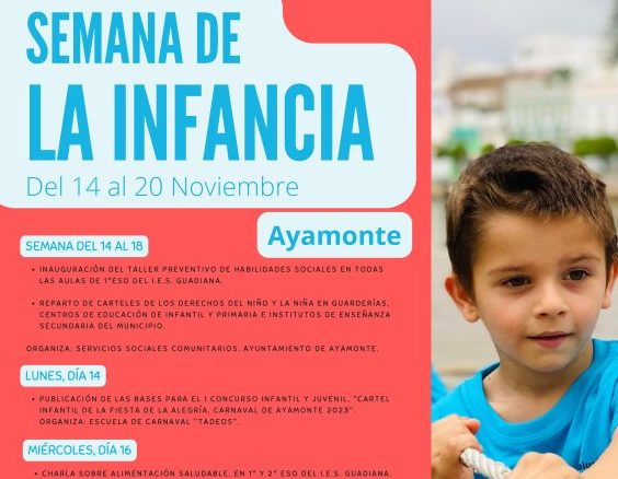 Ayamonte celebra la Semana de la Infancia con numerosas actividades