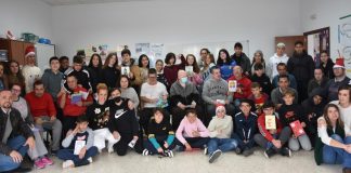 Alumnos de Secundaria visitan el Centro Municipal de Atención a la Diversidad Funcional de Punta Umbría