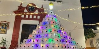 El Granado vuelve a apostar por el uso de materiales reciclados para su decoración navideña