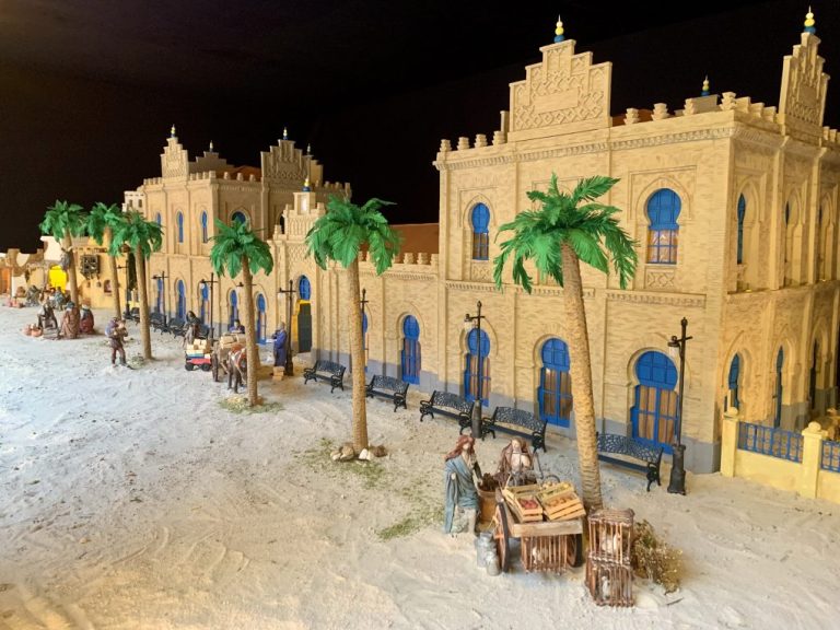 La Estación de Sevilla protagoniza el Belén del Ayuntamiento de Huelva