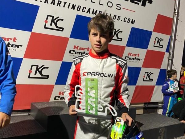 El piloto onubense Pablo Morgado Rico arrasa en la final del Andaluz de Karting