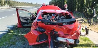 Dos personas heridas en un nuevo accidente en la Autovía A-49, esta vez en la zona del Condado