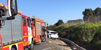 Tres heridos en un nuevo accidente en la A-49, esta vez a la altura de Bollullos