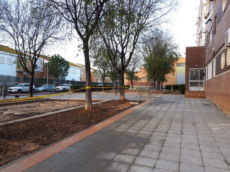 Avanzan a buen ritmo las obras EDUSI de reurbanización en la barriada Juan Carlos I de San Juan del Puerto