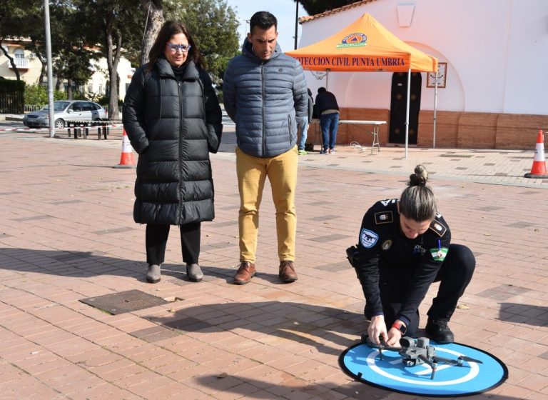 La Policía Local de Punta Umbría incorpora un nuevo servicio de vigilancia con drones