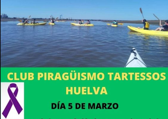 El Club Piragüismo Tartessos organiza una experiencia en káyak para mujeres con motivo del 8-M  