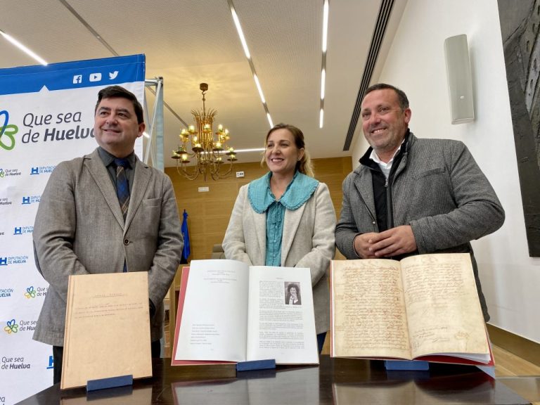 Diputación publica el fascímil de la Carta de Privilegio de San Silvestre de Guzmán de 1595