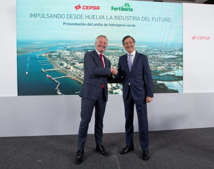 Fertiberia y Cepsa firman una alianza estratégica para impulsar la producción de hidrógeno verde y descarbonizar la industria en Huelva