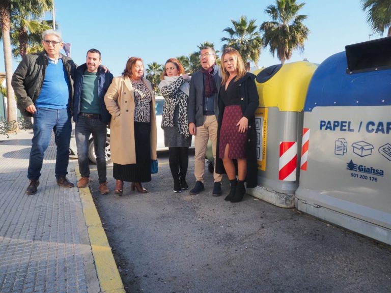 <strong>Giahsa renueva el parque de contenedores para fracciones selectivas en San Juan del Puerto</strong>