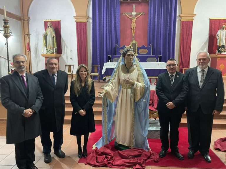 Ayamonte acoge la presentación de la imagen de Claudia Prócula, que se incorpora al paso de Jesús de la Humildad