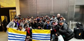 Una treintena de isleños sorprenden a Manuel Carrasco durante sus conciertos en Miami y Nueva York