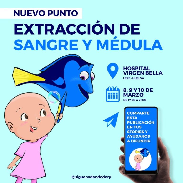 Lepe se une a la campaña de donación de médula para la pequeña almonteña Paula