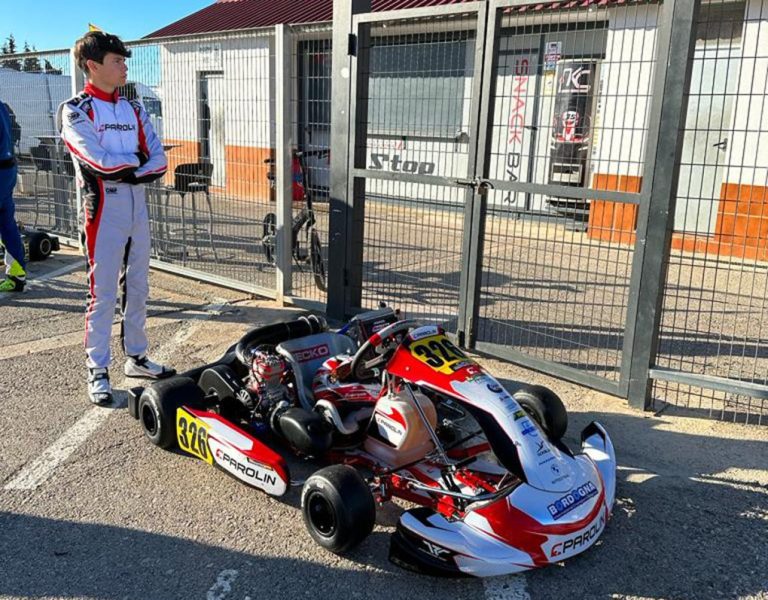 Meritorio cuarto puesto para el onubense Pablo Morgado en la prueba inaugural del Andaluz de Karting