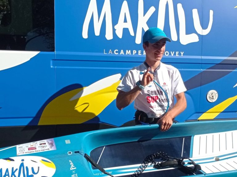 El isleño Augusto García se impone en la Copa de España de Paddle Surf celebrada en Sevilla